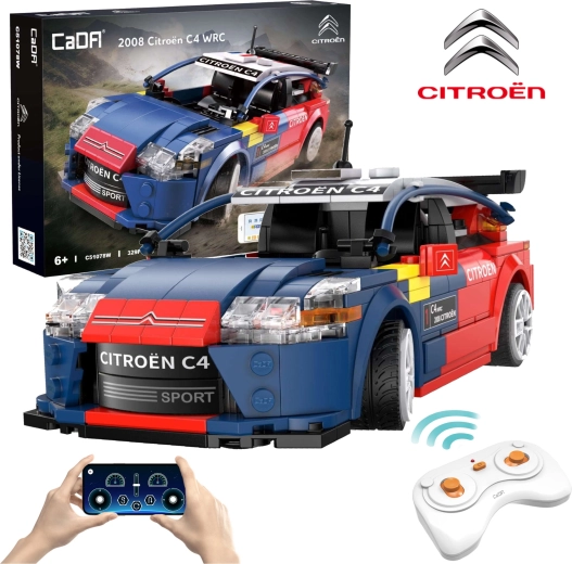 CaDA távirányítós versenyautó Citroen C4 WRC