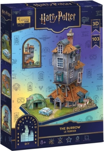Cubic Fun 3D puzzle Harry Potter – A Weasley család kuckója (A Odú)