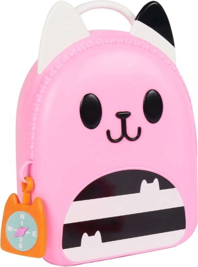 Aranyos cicás utazó hátizsák