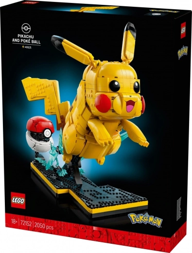 Pikachu kiállítási modell ikonikus részletekkel