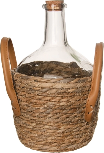 Fonott üvegballon 2,15 l parafadugóval