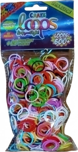 Sada LOOM gumik CRAZE 600 db