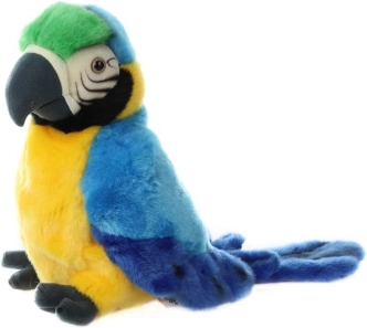 Plüss báb Papagáj 27 cm