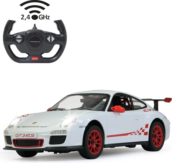RC Porsche GT3 RS autó 1:14 fehér