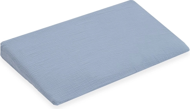 Muszlin huzat gyerek ék párnára – NEW BABY Standard 59×37 cm, kék