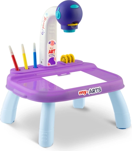 Stabil rajzasztal filctoll-tartókkal