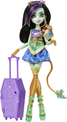 Monster High Rémisztő titkok Jinafire Long utazási kiegészítőkkel