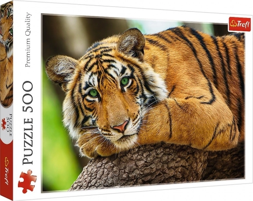 Tigris portré puzzle 500 darab