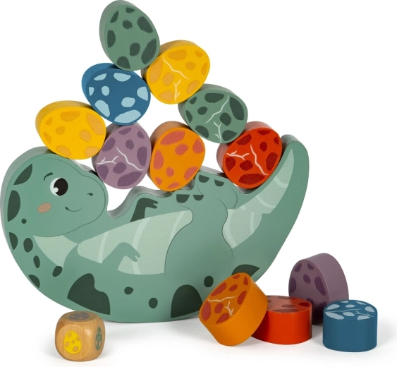 Fa egyensúlyozó játék Dino