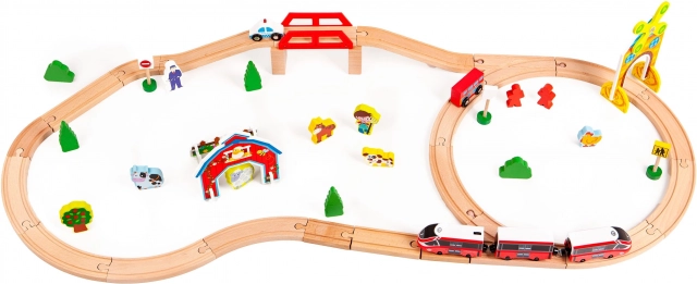 Elemes Fa Vasút - Farma Ecotoys