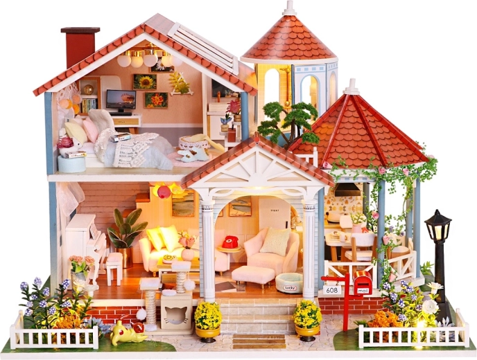 Miniatűr házikó Színes máz ház 2Kids Toys