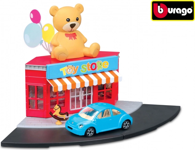 Bburago City játékszett Játékbolt 1:43
