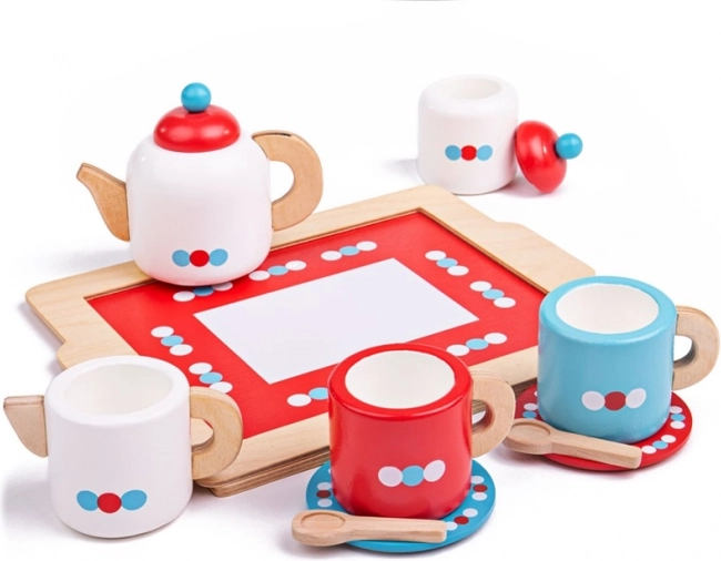 BIGJIGS TOYS pöttyös fa teaszerviz