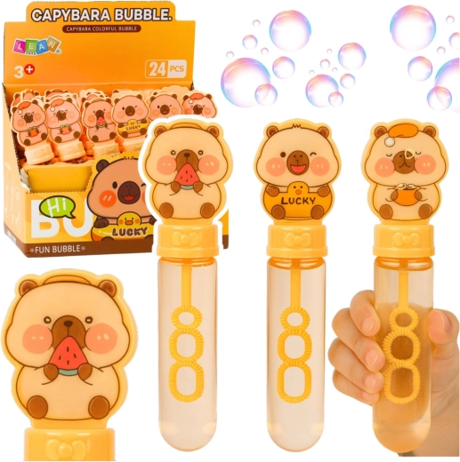 35 ml-es kapibara buborékfújó hármas gyűrűvel