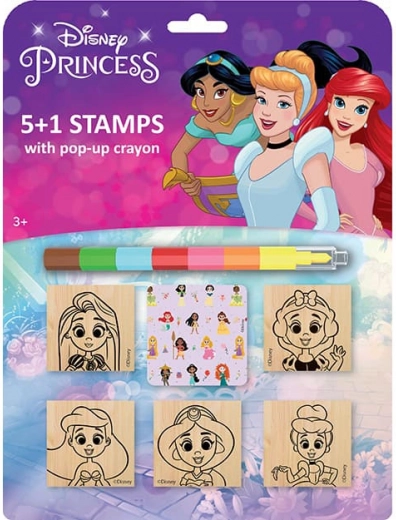 Disney Hercegnők bélyegzőkészlet viaszkrétával