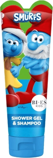 Smurfs gyermek 2 az 1-ben tusfürdő és sampon 240 ml