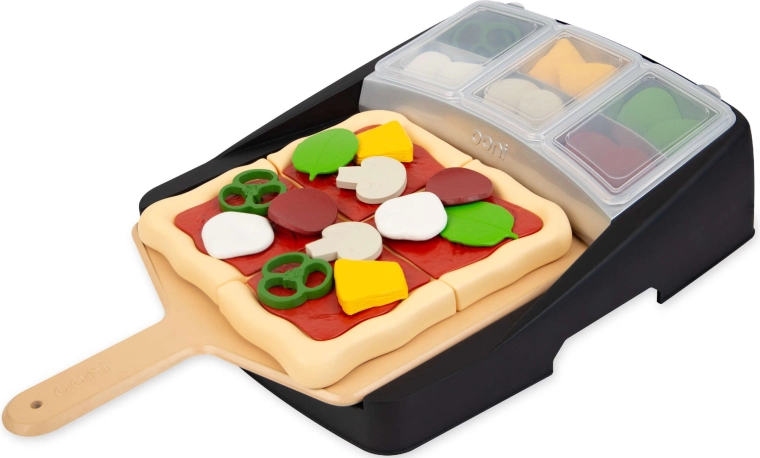 Alapanyag-tároló rekeszek az átlátható játékhoz