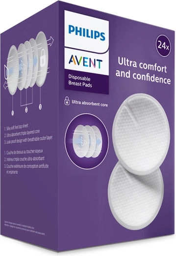 Philips Avent eldobható melltartóbetétek 24 db