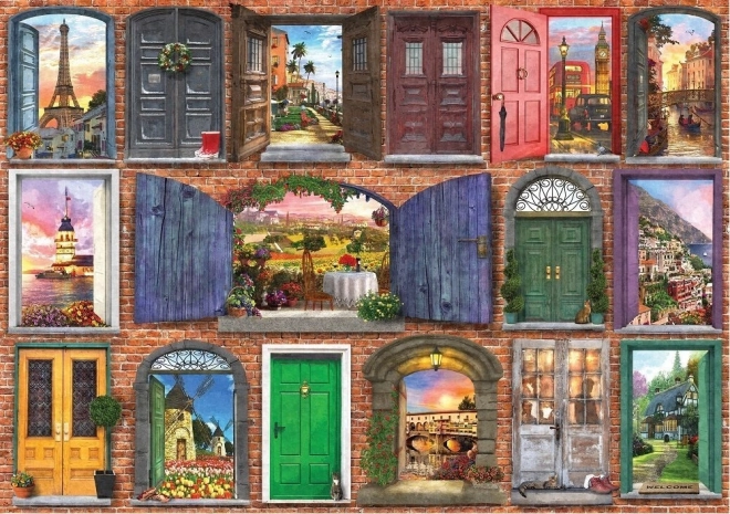 Puzzle Európa ajtói 1000 darab