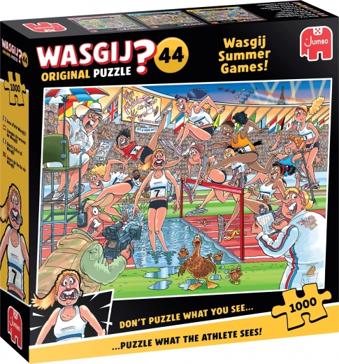 Puzzle JUMBO WASGIJ 44: Nyári játékok - 1000 darab