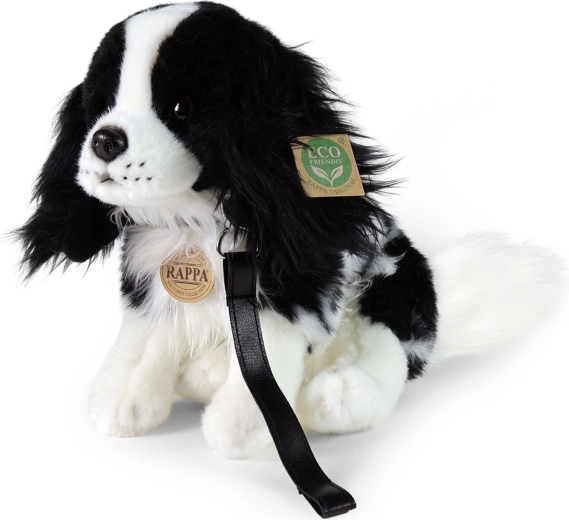 Rappa plüss cavalier kutya pórázzal, 27 cm, ECO-FRIENDLY