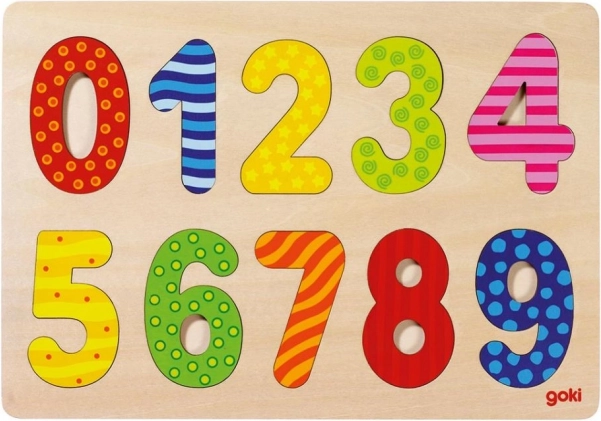 Puzzle számokkal 0-9