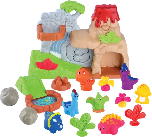 Playgo vulkán dinoszauruszokkal, fény- és hangeffektekkel – 1 db