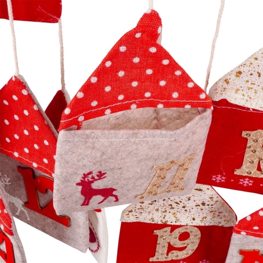 Puha filc karácsonyi motívumokkal