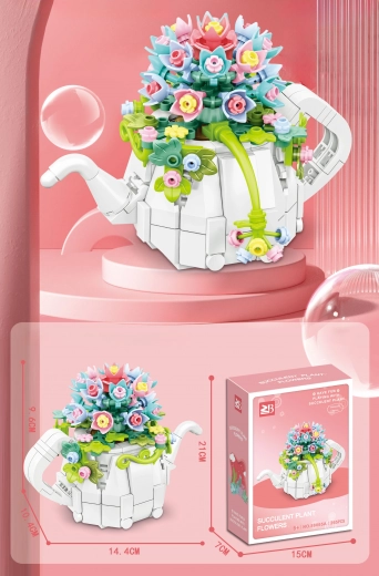 építőkészlet virágok 255 darab