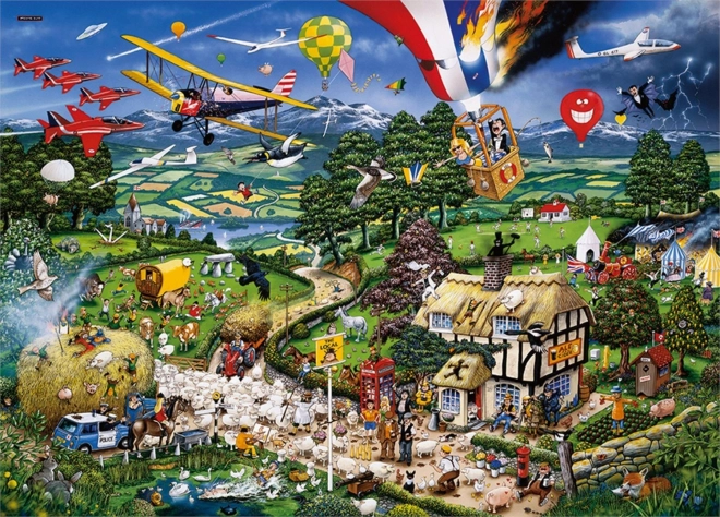 Puzzle Szeretem a vidéket 1000 darabos