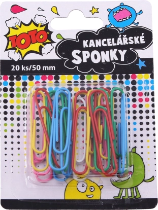 Színes irodai kapcsok 50 mm