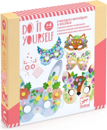 Djeco DIY kreatív készlet – erdei állatmaszkok