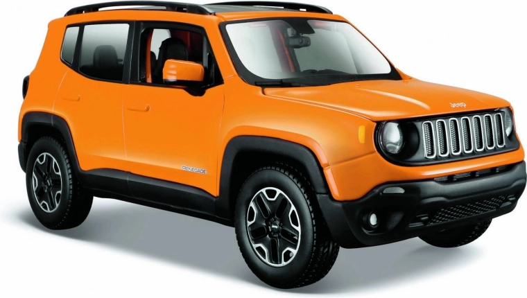 Fém modell JEEP Renegade narancssárga 1:24