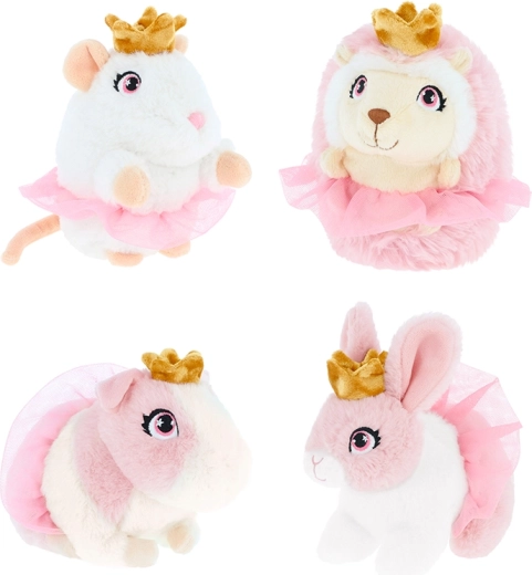 Rózsaszín plüssállatka 14 cm KEEL TOYS (4 féle)