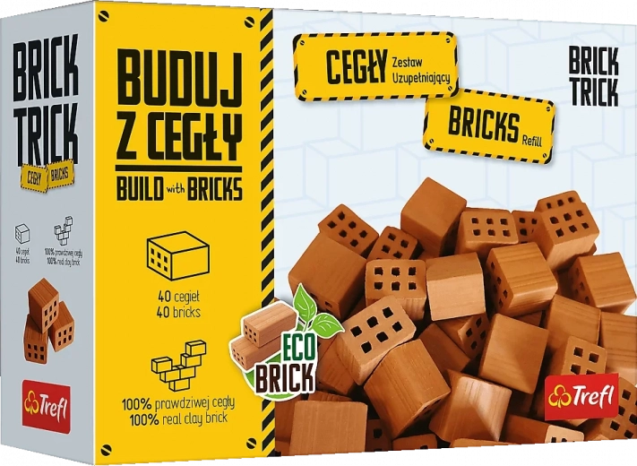 Trefl Brick Trick rövid téglák kiegészítő csomag 40 db