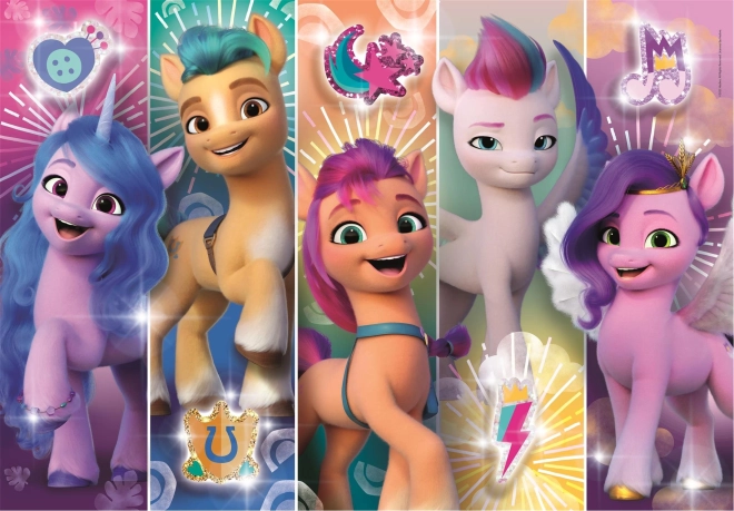 Puzzle 104 darabos Super Color My Little Pony