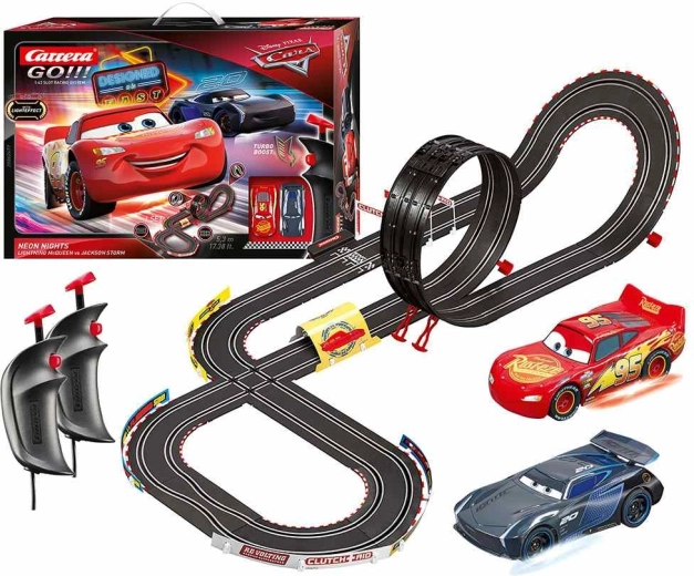 Carrera GO!!! Cars Neon Nights autóversenypálya 5,3 m