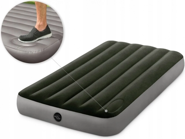 Felfújható egyszemélyes matrac beépített lábpumpával INTEX 191 × 99 × 25 cm