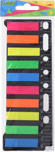 Öntapadós tömb 10x20 színes csíkokkal