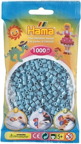 Hama MIDI vasalható gyöngyök pasztellkék 1000 db