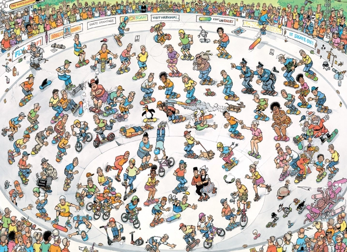Puzzle Vasúti utazás 2000 darab JUMBO