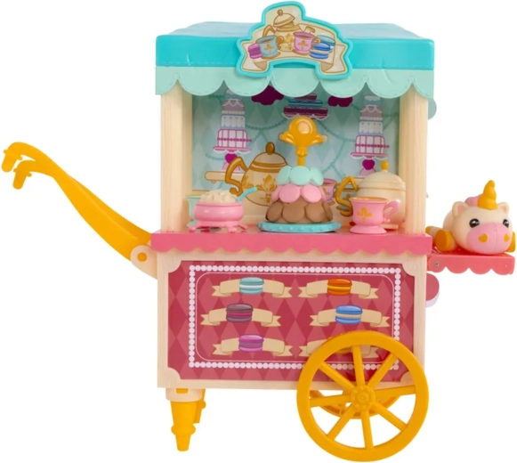 Finomságokkal teli teáskocsi