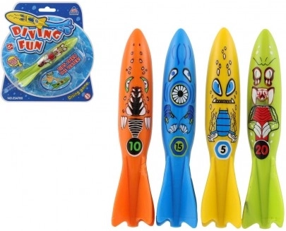 Búvár torpedó vízbe 13 cm