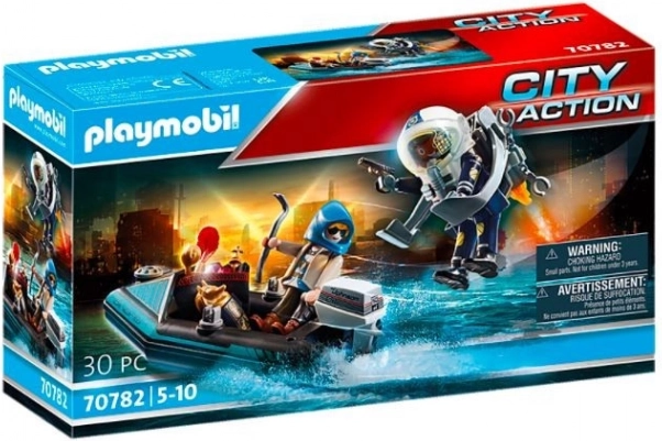Playmobil Városi Akció Rendőrségi Jetpack: Művészeti Tolkodás