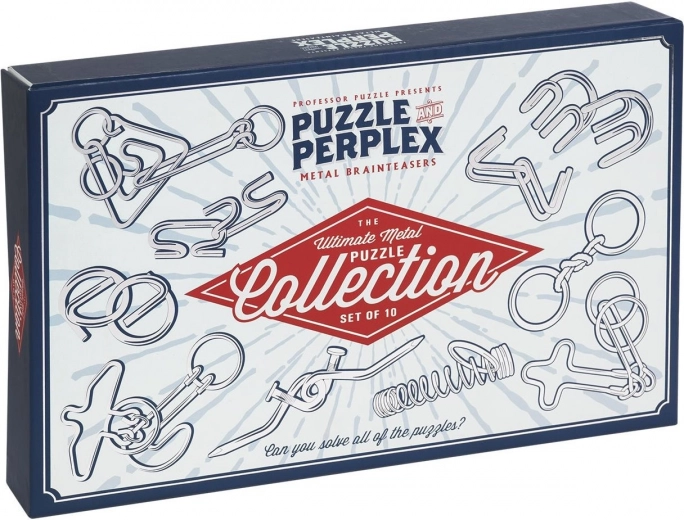 Puzzle & Perplex: Professor Puzzle fémből készült rejtvénykészlete