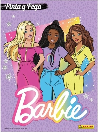 Barbie kifestő matrica melléklettel A4