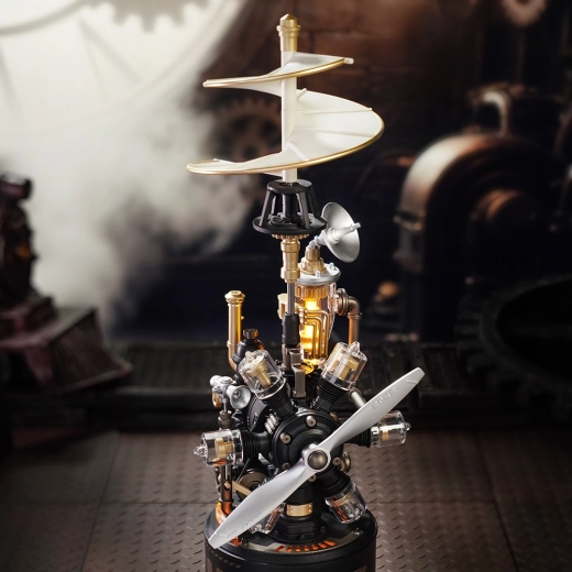 Működő mechanika és dinamikus légcsavar