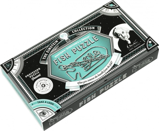 Professor Puzzle fejtörő Albert Einstein: Fish Puzzle