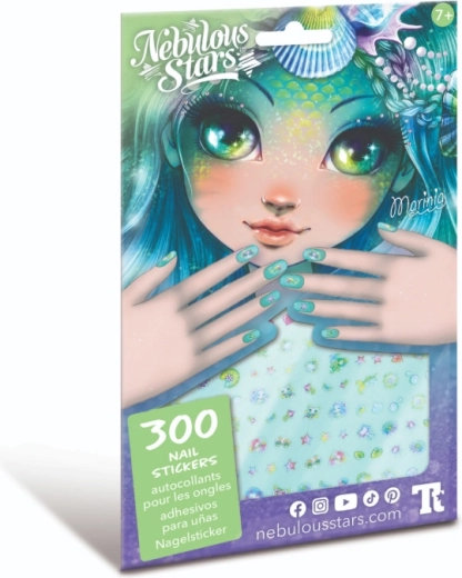 300 matrica kreatív manikűrhöz