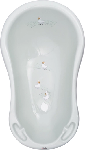 Maltex Minimal láma mintás babakád dugóval, min. 84 cm, zsályazöld